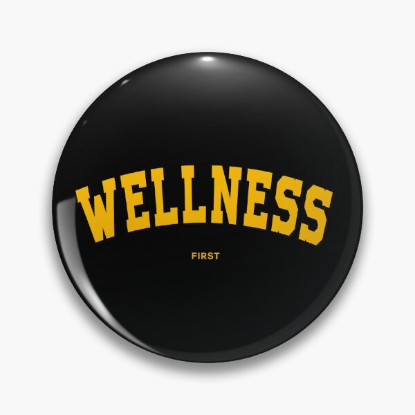Item preview, Wellness text yellow designed and sold by Penxilstudio.