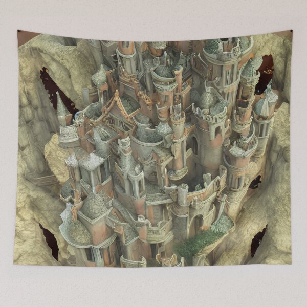 Item preview, 100822dd3 Fairy Castle at Sunset designed and sold by Campbell Gallery.