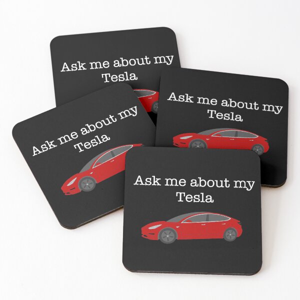 Item preview, Model 3 - Ask Me About My Tesla (Red) designed and sold by karyann.