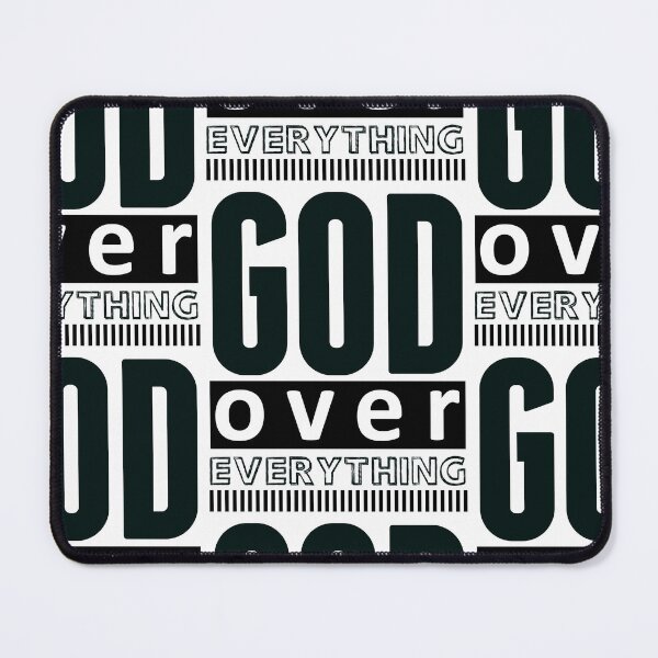 Item preview, Christian Quote - Bible Verse - God Over Everything designed and sold by MyArt23.