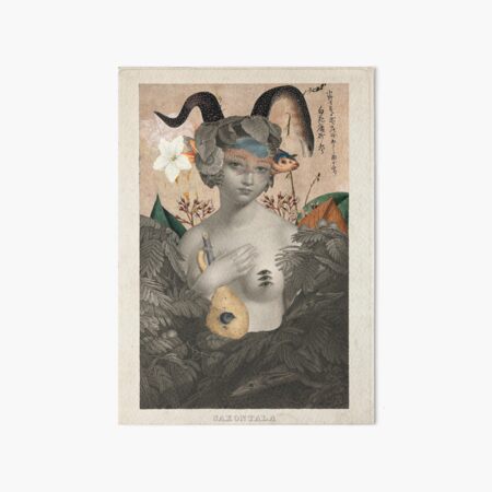 Vista previa del artículo con la obra «Sakuntala en el bosque», diseñado y vendido por Muminalab.