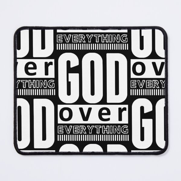 Item preview, Christian Quote - Bible Verse - God Over Everything designed and sold by MyArt23.