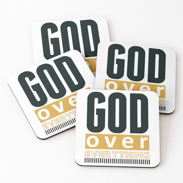 Item preview, Christian Quote - Bible Verse - God Over Everything designed and sold by MyArt23.