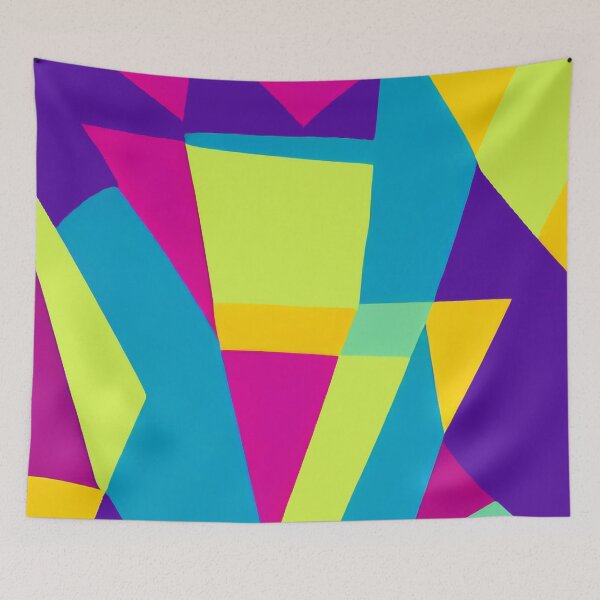 Item preview, Abstract Geometry With Vibrant Colorful Shapes designed and sold by Evolvity.