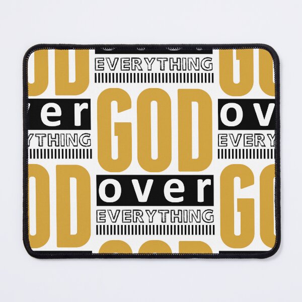 Item preview, Christian Quote - Bible Verse - God Over Everything designed and sold by MyArt23.