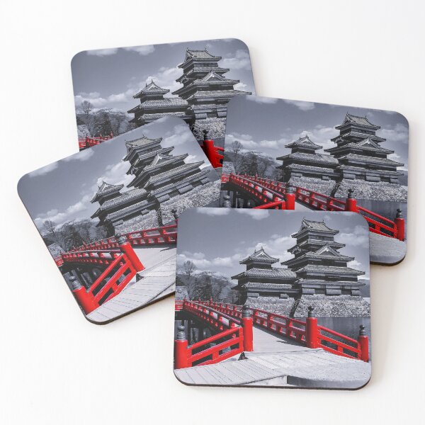 Item preview, Amazing Beautiful Matsumoto Castle Japan Picture Art - Night Color designed and sold by XIX361ART.