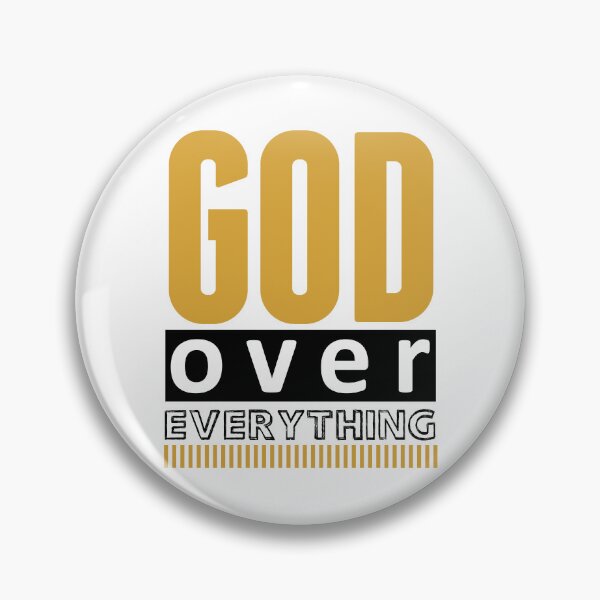 Item preview, Christian Quote - Bible Verse - God Over Everything designed and sold by MyArt23.