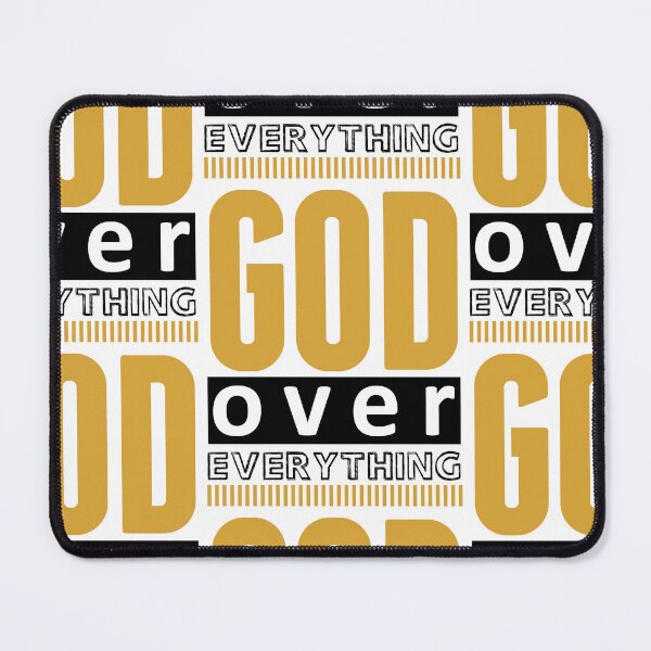 Item preview, Christian Quote - Bible Verse - God Over Everything designed and sold by MyArt23.