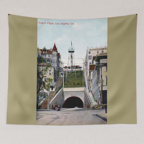 Item preview, 1901 Angel's Flight railway, Hill Street Los Angeles designed and sold by aapshop.