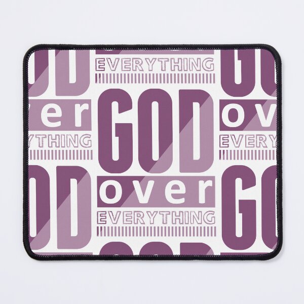 Item preview, Christian Quote - Bible Verse - God Over Everything designed and sold by MyArt23.