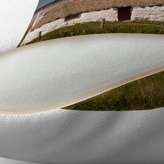 Alternate view of North Uist: Beach House Throw Pillow