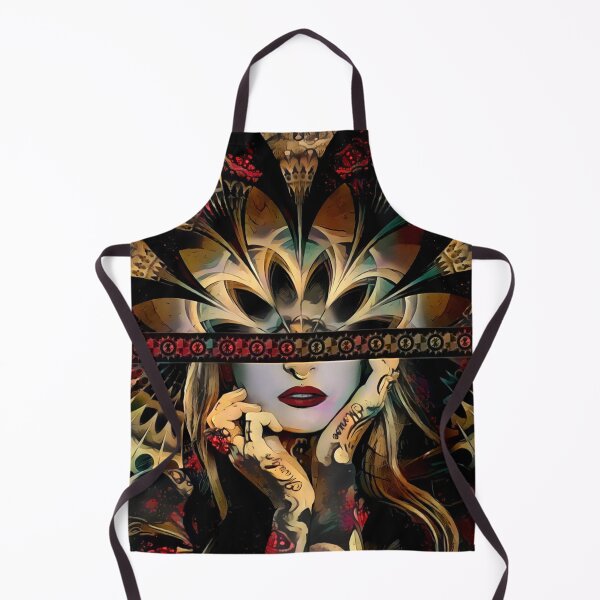 Item preview, The Lady of a Thousand Swords (Desert Tribal Fractal Fusion) designed and sold by San Jaya Prime.