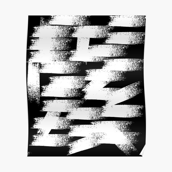 "black and white layout design 2023" Poster for Sale by GoldenModels