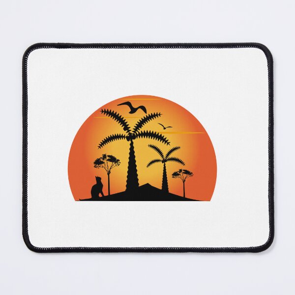 Item preview, cat watching sunset designed and sold by idealfoud.