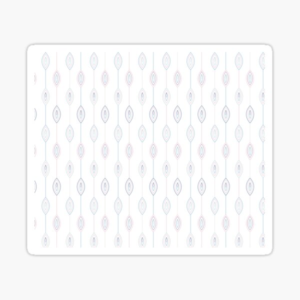 ABSTRACT THREADS IN PASTELS Sticker