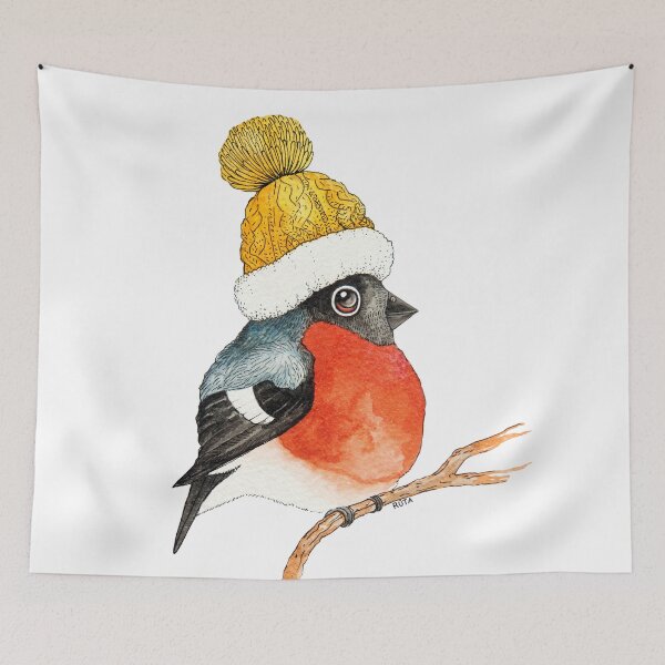 Item preview, Christmas bird Bullfinch designed and sold by Ruta.