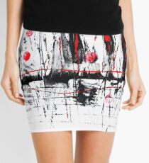 Hamburger Hafen ... unikat Malerei Mini Skirt