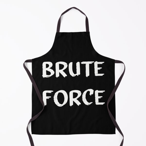 Item preview, Brute Force white designed and sold by Krista Robertson.