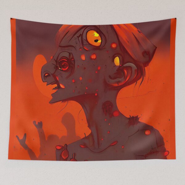 Item preview, Monstrous zombie  designed and sold by RebelPurpleGirl.