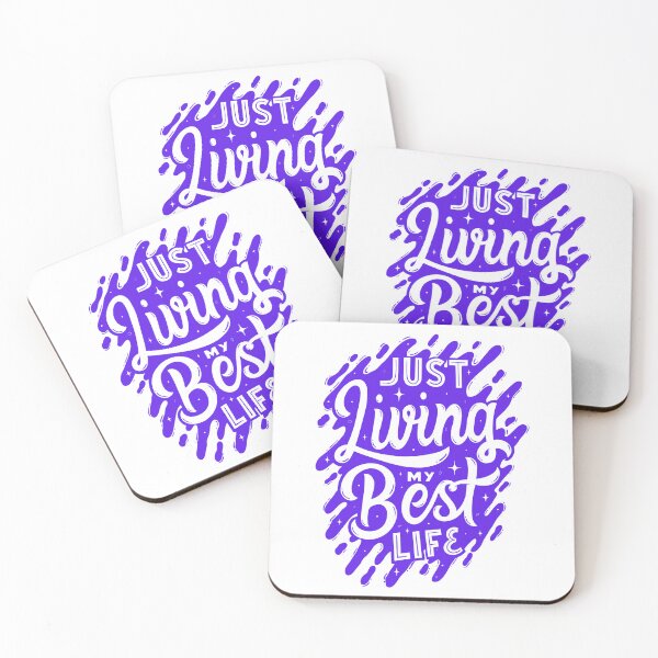 Item preview, Just Living my Best Life! - Inspirational Quotes designed and sold by Happier-Futures.
