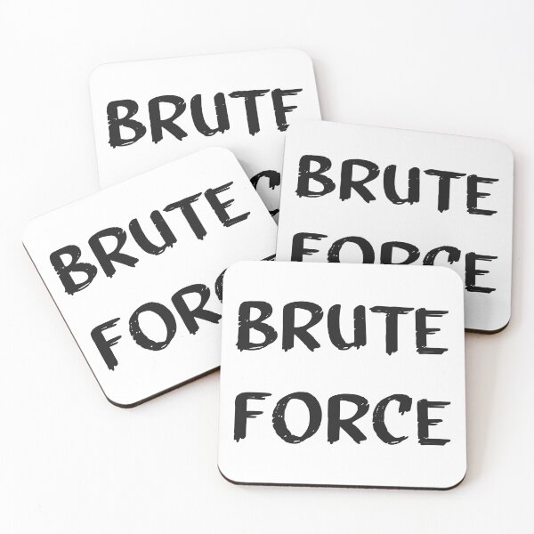 Item preview, Brute Force black designed and sold by Krista Robertson.