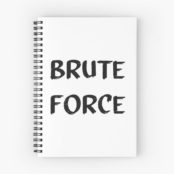Item preview, Brute Force black designed and sold by Krista Robertson.