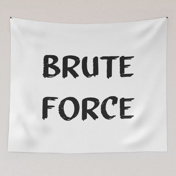 Item preview, Brute Force black designed and sold by Krista Robertson.
