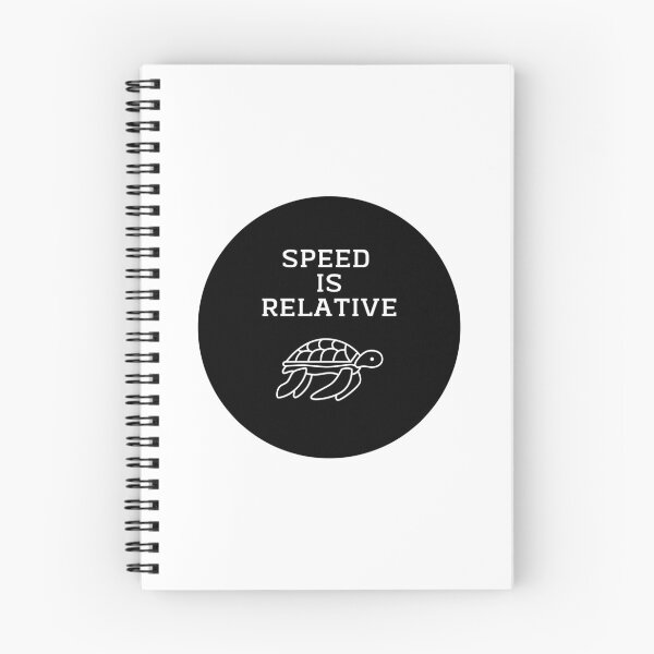 Item preview, Speed is Relative Tortoise Black and White designed and sold by Kubala.