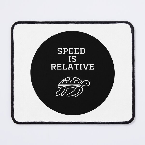 Item preview, Speed is Relative Tortoise Black and White designed and sold by Kubala.
