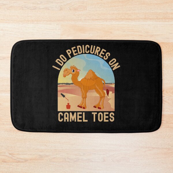 Item preview, I Do Pedicures On Camel Toes Funny Camel Lover Pun Quote designed and sold by Kaladzishop.