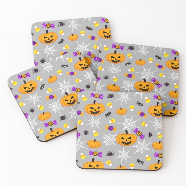 Item preview, Gray Halloween Pattern designed and sold by Julie Erin Designs.