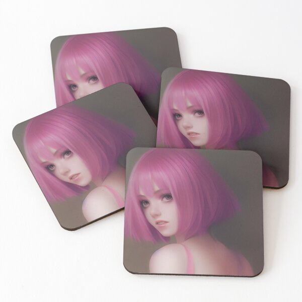 Item preview, Lovely Pink Hair Girl designed and sold by RSRed.