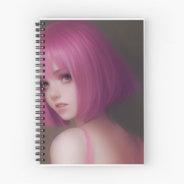 Item preview, hermosa chica de pelo rosa designed and sold by RSRed.