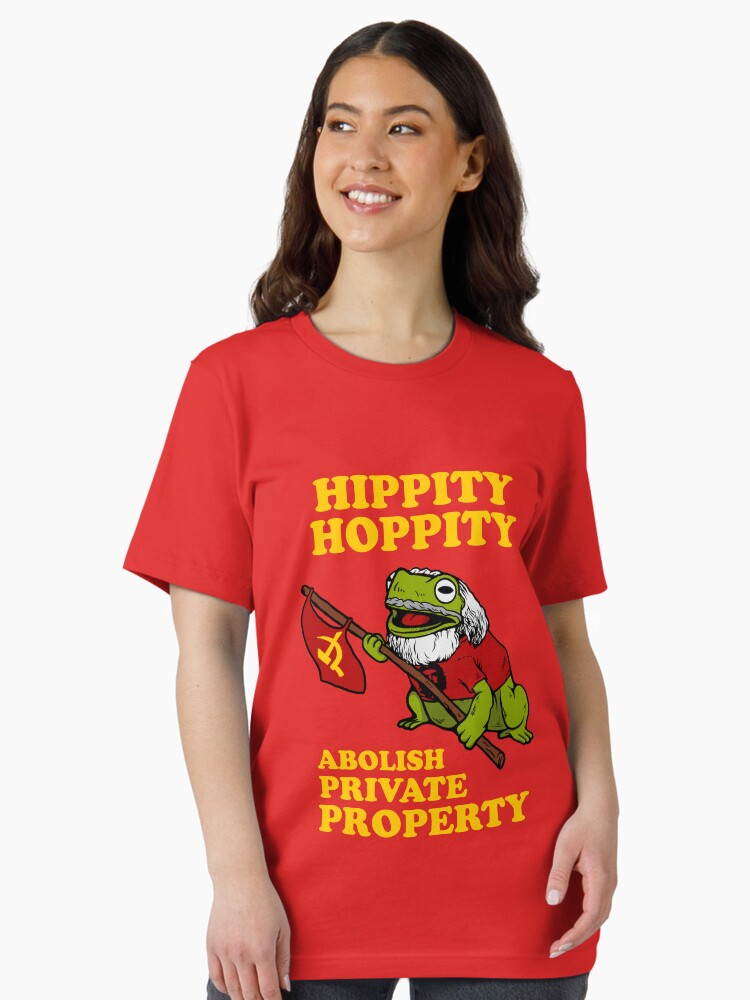 Thumbnail 2 von 7, Essential T-Shirt, Hippity Hoppity, Privateigentum abschaffen designt und verkauft von dumbshirts.