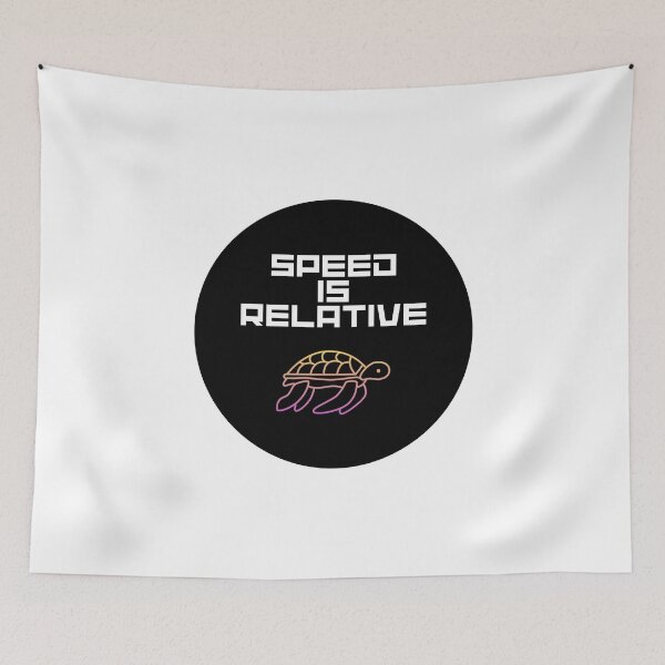 Item preview, Speed is Relative Tortoise Full of Colours designed and sold by Kubala.