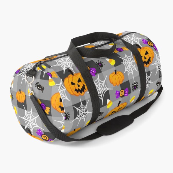Item preview, Halloween Plaid Pattern Dark Gray designed and sold by Julie Erin Designs.