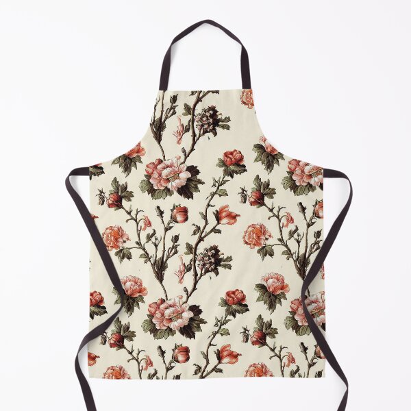 Item preview, Vintage Peach and Pink Floral Pattern Muted Tones designed and sold by VintageFlorals.