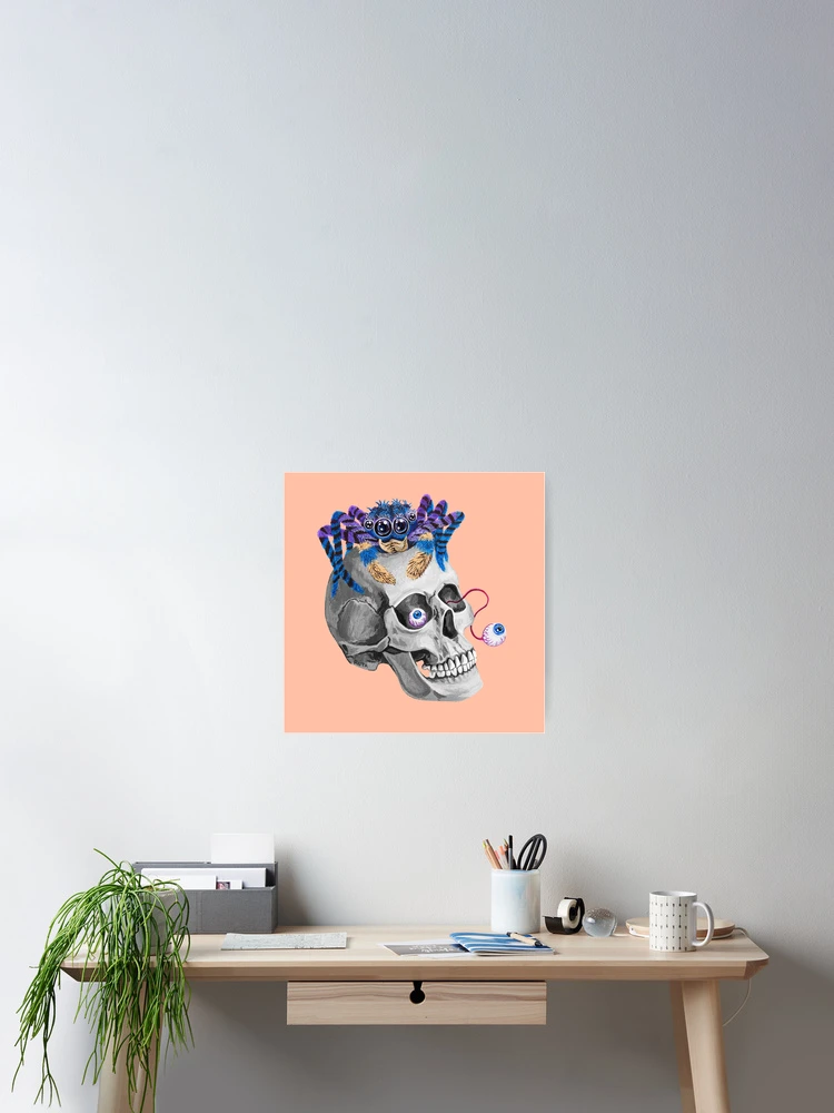 Thumbnail 2 of 3, Poster, Skull Spider designed and sold by Ruta.