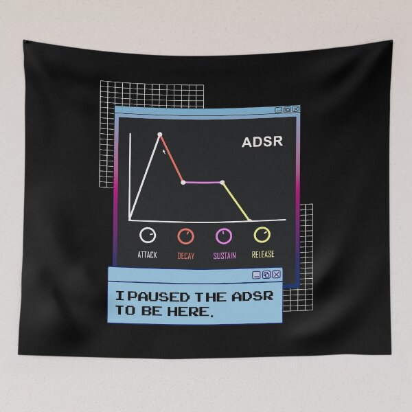 Item preview, ADSR Envelope Synthesizer Synth Nerdy Vaporwave designed and sold by MrEddie10.