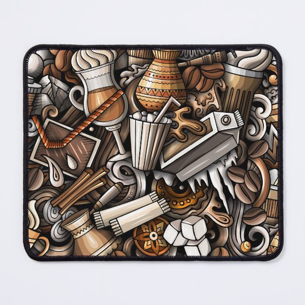 Item preview, Coffee, Latte, Espresso & Iced Coffee Pattern designed and sold by randrgiftshop.