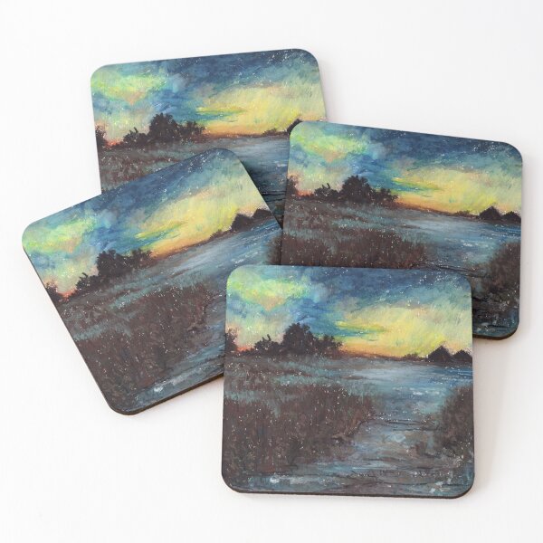 Item preview, Spring Morning #1 - Oil Pastel Painting / Landscape / Tonalism designed and sold by COTT-Art.