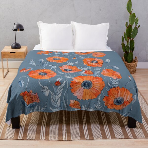 Item preview, Poppies Floral Botanical art designed and sold by Ruta.