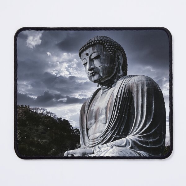 Item preview, Amazing Kamakura Monumental Budda Japan Art Picture - Nigth Color designed and sold by XIX361ART.