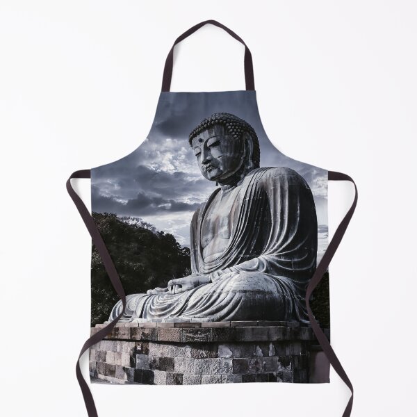 Item preview, Amazing Kamakura Monumental Budda Japan Art Picture - Nigth Color designed and sold by XIX361ART.