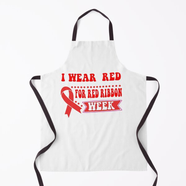 Item preview, I Wear Red For Red Ribbon Week Tee Drug Awareness Week designed and sold by ZANNIX.