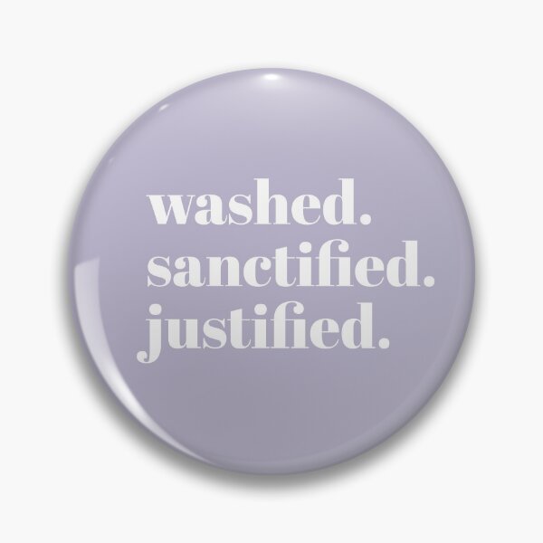 Item preview, Washed Sancified Justified designed and sold by onthisrock.
