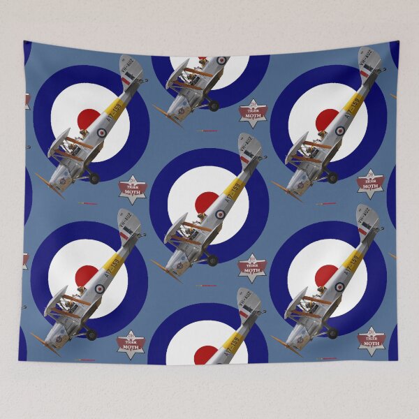 Item preview, RAF Roundel & Motif -Tiger Moth VH-AUZ 20141004 designed and sold by muz2142.