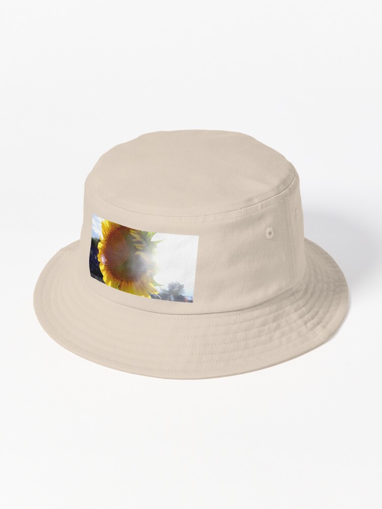 blue sky and giant sunflower | Bucket Hat