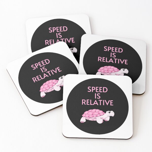 Item preview, Speed is Relative Pink Tortoise designed and sold by Kubala.