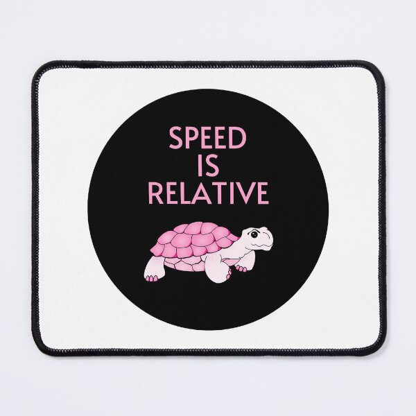 Item preview, Speed is Relative Pink Tortoise designed and sold by Kubala.